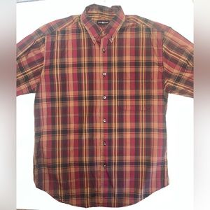 Cotton Traders Mens red button up Size: M​
